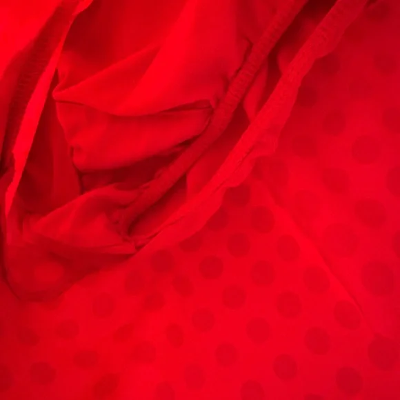 Women’s Nike Red Dotted Sports Shorts Size S - Picture 3 of 6